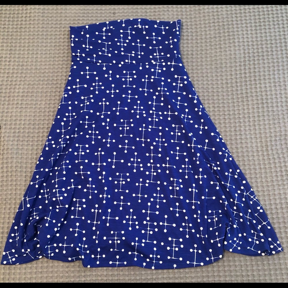 Blue Lularoe Azura Skirt